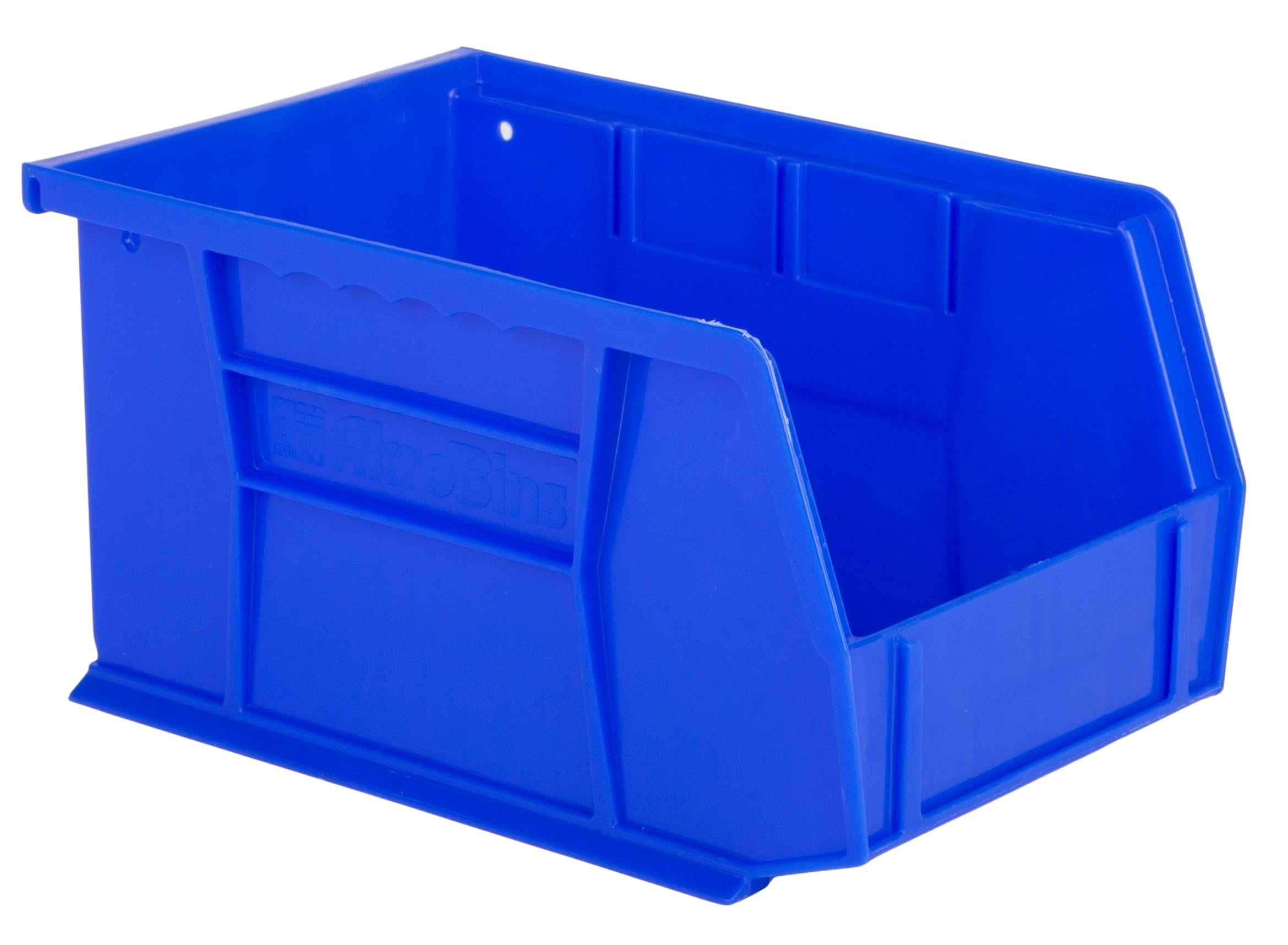 Hudson Exchange 9-1/2" x 6" x 5" Plastic Stackable Storage Bin and Hanging Container (Blue)