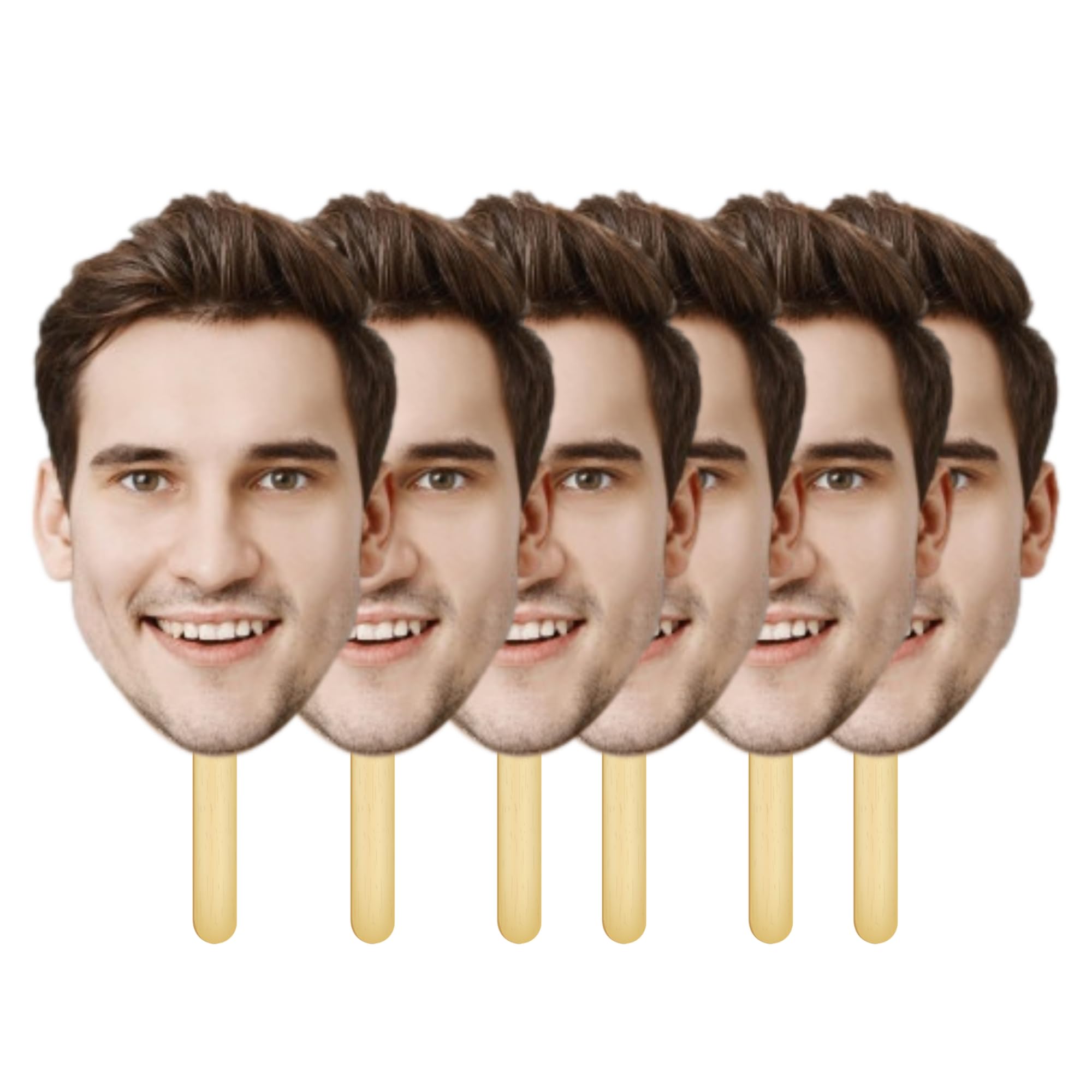 Generic Big Head Cutouts - Head on a Stick - Big Heads on a Stick - face on a Stick - Cardboard Head Cutout - Graduation Head Cutout, S-19382