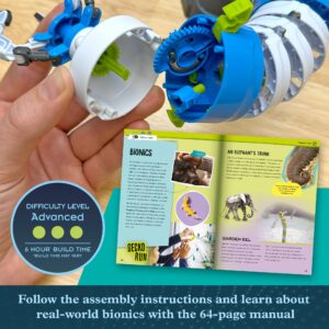 Thames & Kosmos Bionic Robotic Arm STEM Experiment Kit, Toy of The Year Finalist, Build a Mechanical Arm, No Batteries/Motors Required | Innovative System | Ages 10+ with Help, 14+ Independent Play