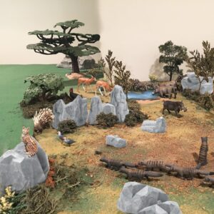 Warmtree 10Pcs Diorama Rocks Fake Rock Miniature Stone Rock Statue for Diorama Supplies Micro Train Landscape Railway Sand Table Halloween Miniatures