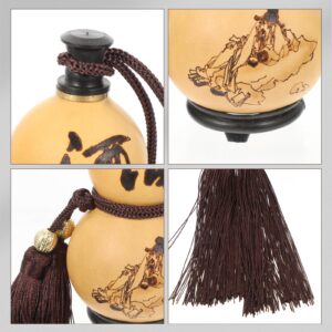 Natural Gourd Bottle Gourd Hip Flask Sake Drink Ware Gourds Drink Storage Bottle Japanese Decor Gourd Jug Japandi Decor Hot Sake Bottle Sake Decanter Sake Tank Wine Chinese Style