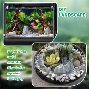 Warmtree 10Pcs Diorama Rocks Fake Rock Miniature Stone Rock Statue for Diorama Supplies Micro Train Landscape Railway Sand Table Halloween Miniatures