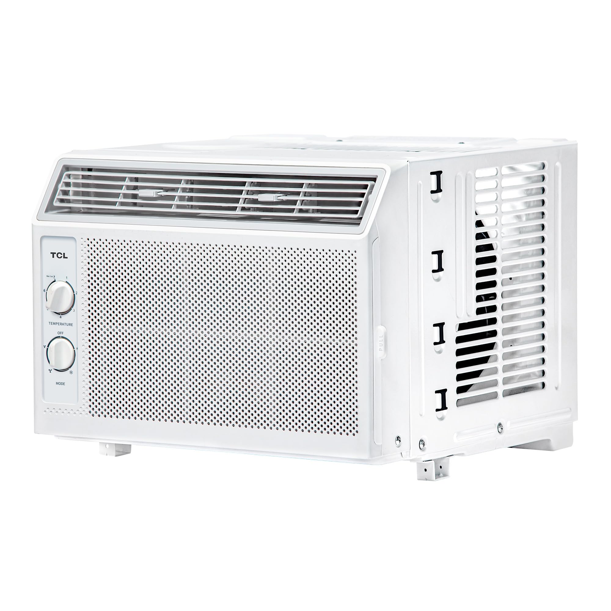 TCL H5W33M 5,000 Mechanical Controls 5000 BTU Window Air Conditioner,150 Sq. Ft, Easy-to-Use, Reusable Filter, Compact Design, White