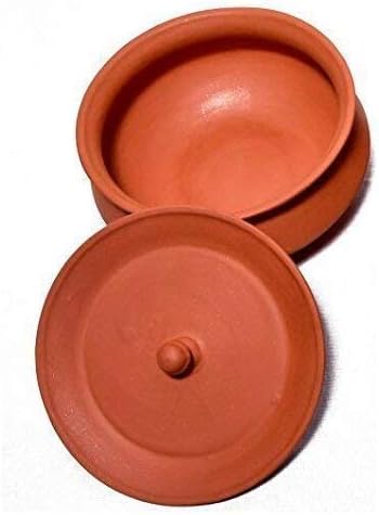 Generic Dahi Handi Clay Pot, 1500ml, Multicolor (Pack of 1), Large, Brown, SIU01052024