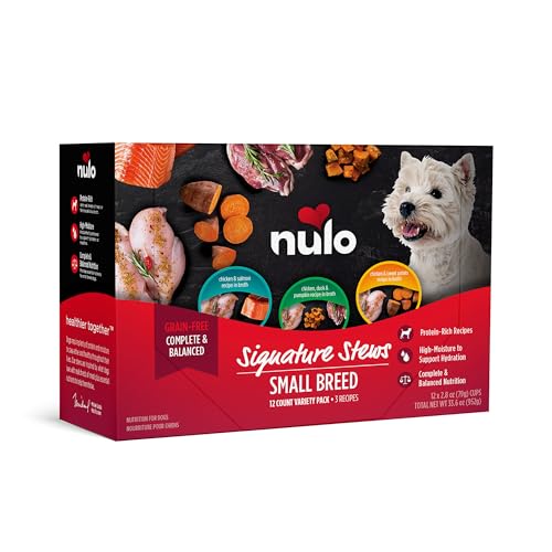 Nulo Signature Stews Variety Pack: Small Breed Wet Dog Food, 2.8 oz.