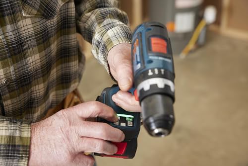 BOSCH GSB18V-800CB14 1/2 In. Brushless Connected-Ready Hammer Drill/Driver Kit with (1) CORE18V® 4 Ah Advanced Power Battery