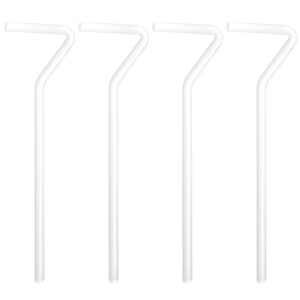 partykindom 4 pcs l- cell culture scraper, glass coating rod cell spreaders, reusable cell diffuser tool for laboratory scientific research use, diameter 6mm