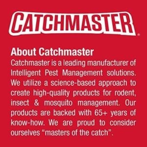 Catchmaster Snapper Mouse Traps 24-Pk, Mouse Traps Indoor for Home, Reusable Rodent Killer for House, Outdoor Critter Catcher, Eco Friendly Pest Control for Garage, Basement, & Kitchen