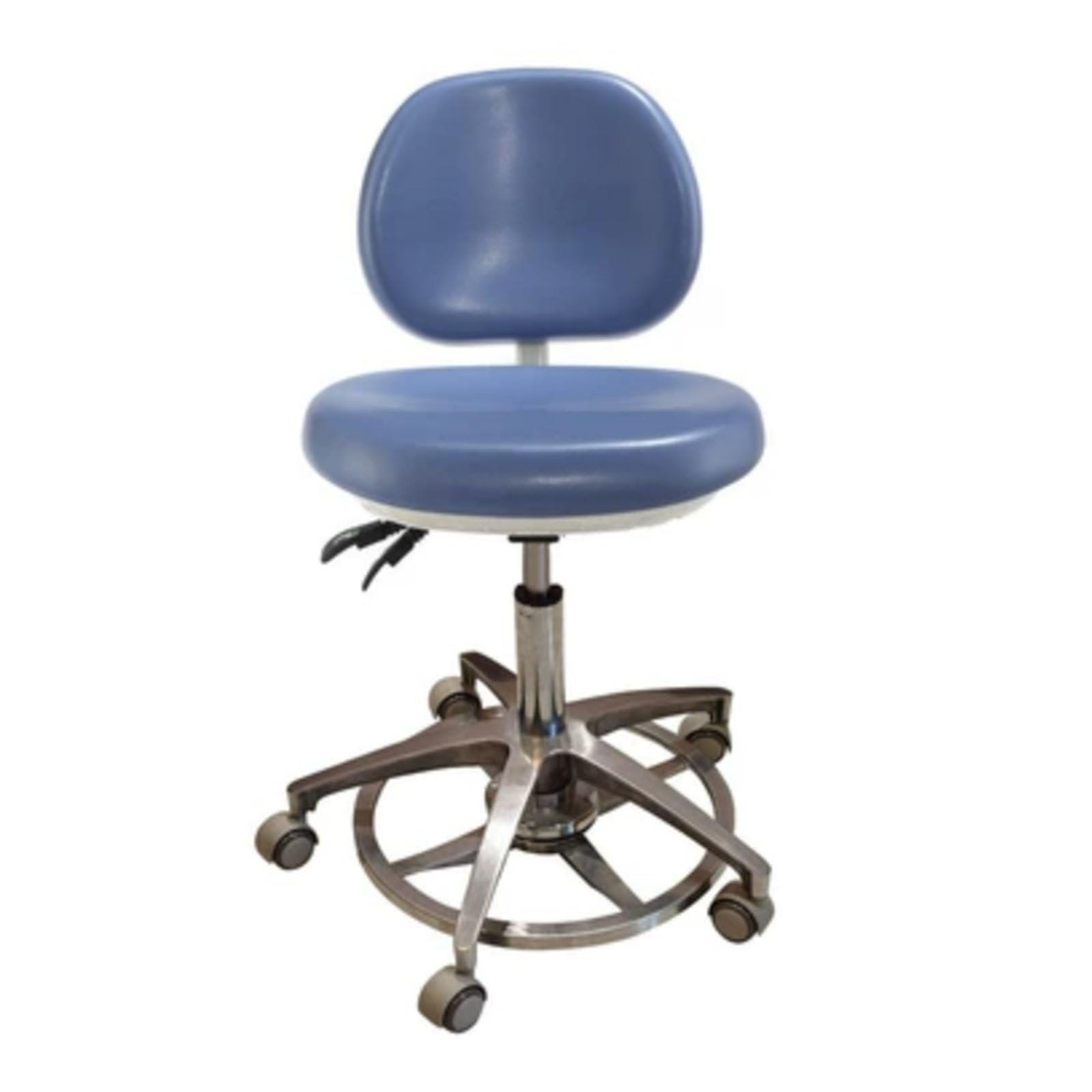 Dental Assistant Chair Medical Chair Ergonomic Seating Back Support Dentist Stool for Clinics, Dental Offices, Labs, Manicure Store,L