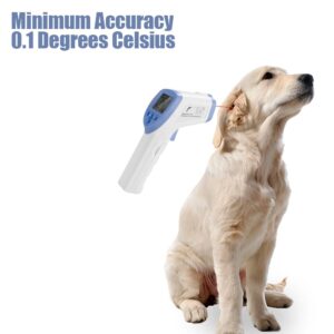 Dog Thermometer, Veterinary Thermometer Digital Pet Thermometer Animal Electronic LED Display High Precision Infrared Thermometer for Livestock Health Protect Cattle Sheep Pig Cure Home Dog Horse