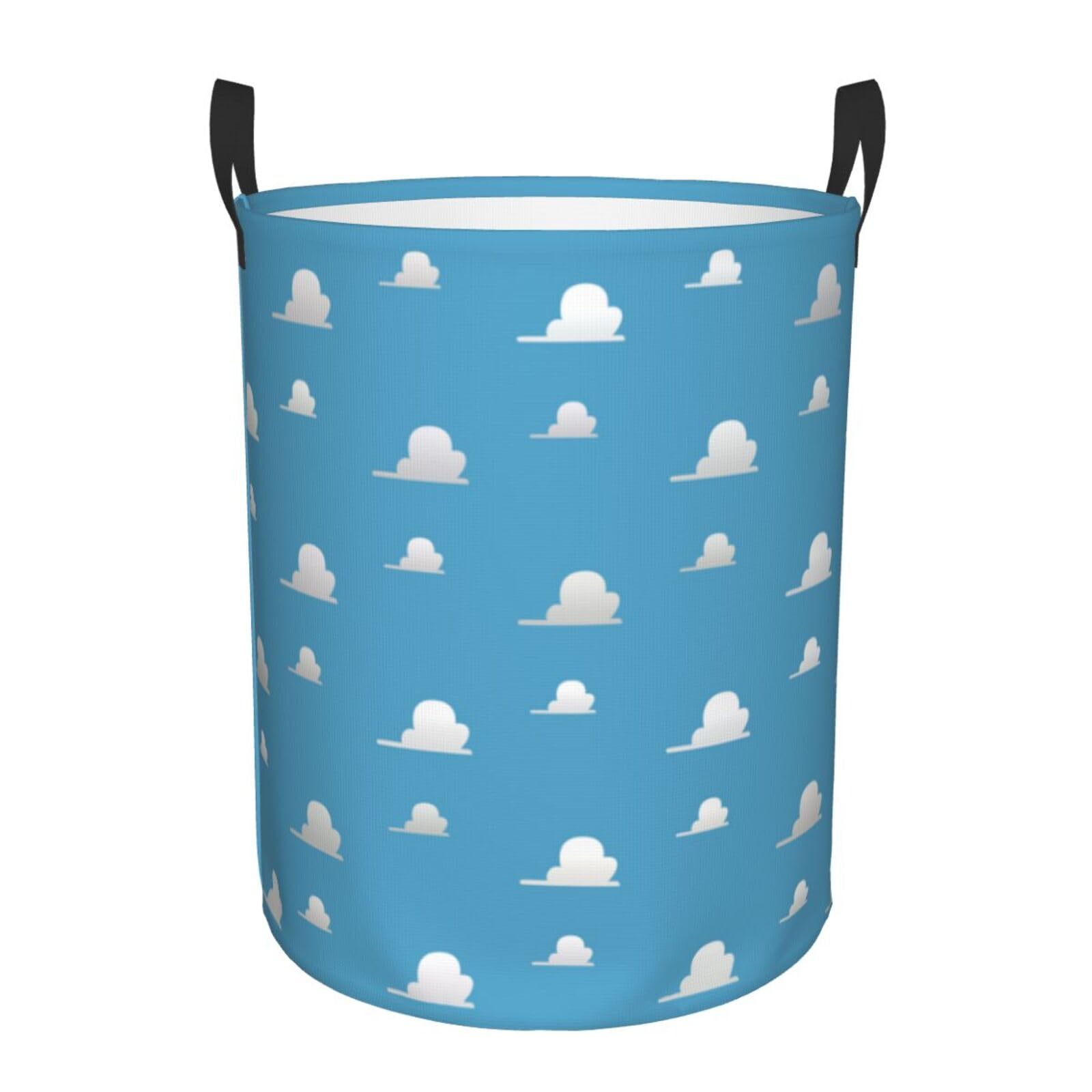 Aimeryup Cloud Laundry Basket Hamper Dirty Clothes Hamper For Laundry Waterproof Laundry Baskets with Handles Storage Basket for Toys Clothes Organizer Bedroom Decor, Small