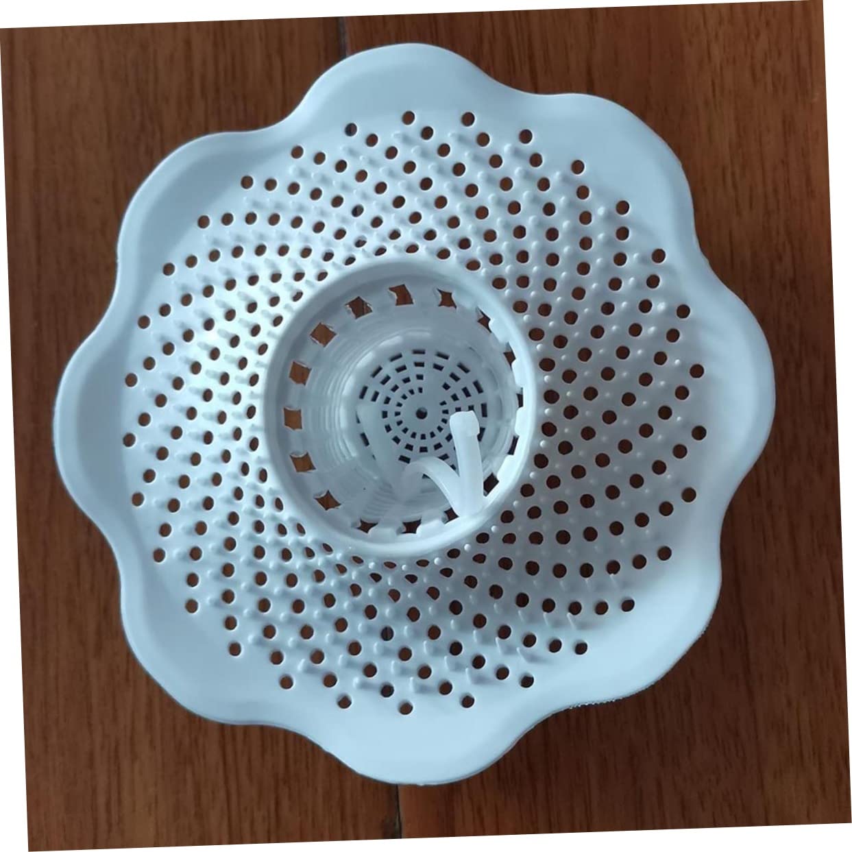 3pcs White Black Sink Strainer Drain Sink Cover Bathroom Bathtub Stopper Faucet Filter Drain Cover Laundry Sink Strainer Sliding Tray for Coffee Maker Toilet Vegetable Leaves