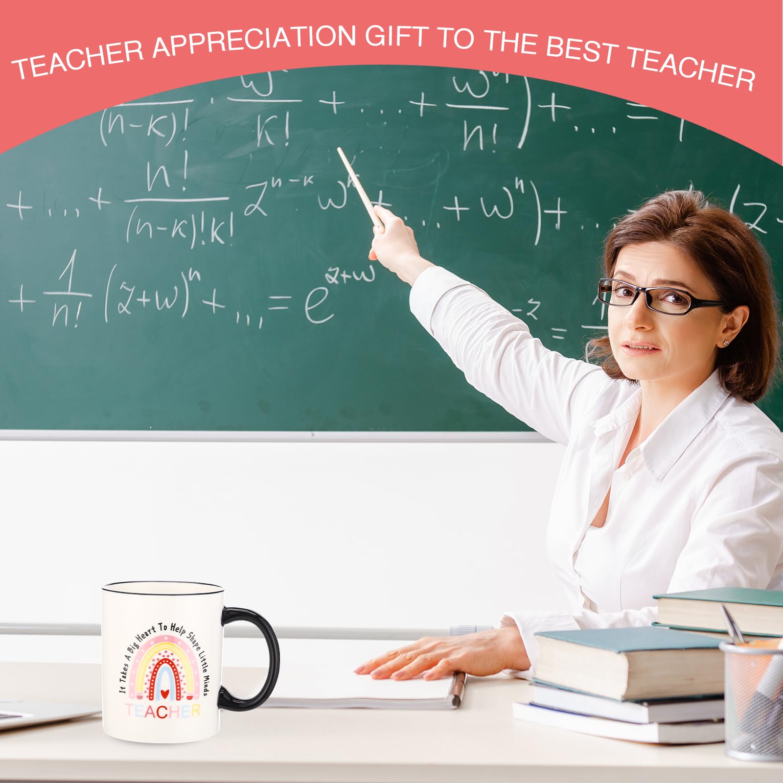 Teacher Gifts for Women,Teacher Appreciation Gifts Graduation Best Gifts Teacher’s Day Gifts,Mothers Day Gifts for Teacher,Unique Gifts Box Funny Gift Set Teacher Mug