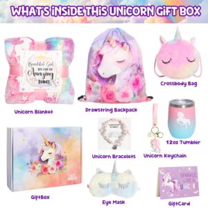 Christmas Unicorn Gifts Toys for Girls, Birthday Christmas Gifts for Girls Kids Age 3 4 5 6 7 8 9 10, Girl Toys, Kids Toys, for Toddler, Daughter, Niece, Granddaughter