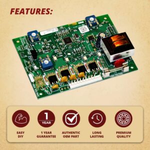 Authentic Harman 1-00-05886 OEM Control Circuit Board for Pellet Stoves Accentra, 52I, Advance, P35I, P43, P61A, P68, XXV Mark I 3-20-05374