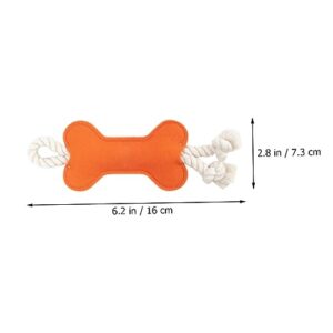 Housoutil 12 Pcs Teething Toys Interactive Chewing Toys for Puppies Dog Training Toys Soft Toy Puppy Teething Rings Pet Teething Toy Dog Dental Care Toys Plush Toy Pet Supplies Fabric Molar