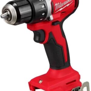 Milwaukee 3601-20 M118 18V Lithium-Ion Brushless Cordless 1/2 in. Compact Drill/Driver (Tool Only), Red