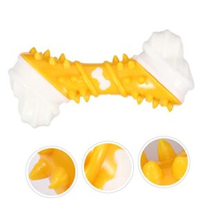 Beavorty 3pcs Pet Teething Toys Chew Toys for Puppies Dog Toys for Small Dogs Dog Teeth Cleaning Toy Bone Dental Chew Toy Teeth Training Dog Bone Puppy Bone Toy Pet Bone Toy Pet Molar Toy