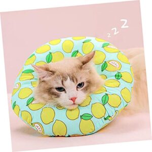 FRCOLOR Recovery 3pcs Protective Collar Soft Small Dog Pet Neck Pillow