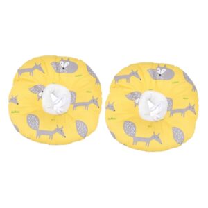 2pcs cat neck protector dog cone elizabethan collar cat small puppy collar creative cat collar pet surgery collar cloth pet collar choker elizabethan pet collar collars medium dog