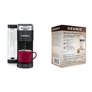 keurig® k-supreme single serve k-cup pod coffee maker & brewer cleanse kit for maintenance includes descaling solution & rinse pods