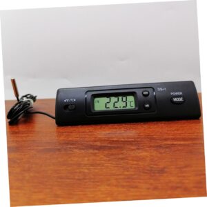 4 Sets Aquarium Thermometer Fridge Thermometer Fish Tank Supply Fish Tank Thermometer Reptile Tank Thermometer Digital Display Thermometer Temperature Measure Device Car Abs