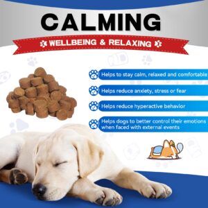 Calming Chews for Dogs - Dog Anxiety Relief - Dog Calming Treats - Dog Calming Chews 120 Count - Chicken Flavor