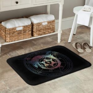 EREUYDT Fullmetal Anime Alchemist Area Rug Decor Carpet Non-Slip Washable Rugs Door Mat for Indoor Outdoor 29x17 Inch