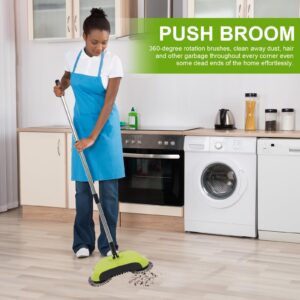 MUCKLILY Cleaning Sweeper 3 1 Hand Sweeper and Pan Cleaning Stick to Rotate - Push Cleaning Mop