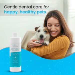 Oxydent Premium Pet Dental Care Solution - Pet Water Additive & Mouthwash for Teeth Cleaning - Eliminate Bad Dog & Cat Bad Breath - Dog Dental Rinse - Fights Tartar & Plaque