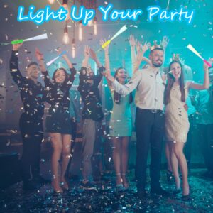 AEAHALY 24 Pieces Light up Wand Glowsticks Colorful Fiber Optic Wand with 3 Light Modes for Wedding Bridal Birthday Shower Glow in The Dark