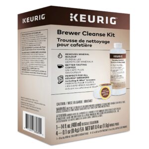 Keurig® K-Supreme Single Serve K-Cup Pod Coffee Maker & Brewer Cleanse Kit For Maintenance Includes Descaling Solution & Rinse Pods