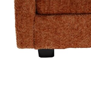 FANYE L-Shaped Corner Convertible Modular Sectional Sofa Couch W/Movable Ottoman and 3 Pillows, Chenille Upholstery Double Cushions Deep Seat Sleeper Sofa&Couch for Home Office Apartment Living Room