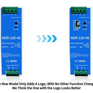 48V Power Supply NDR120-48;Input 100-240VAC;Output:48V 2.5A;110V 120V 220V Both;Din Rail