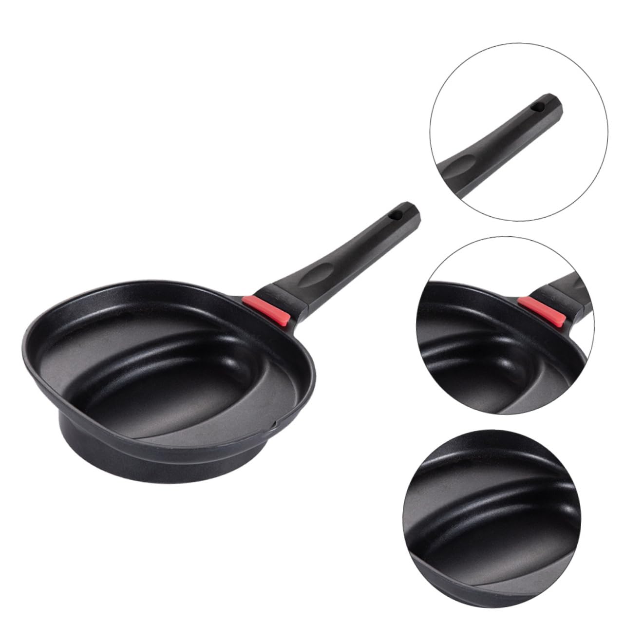 MAGICLULU 1pc Omurice Pot Outdoor Cooking Pan Iron Egg Nonstick Egg Pan Skillet Pan Pancake Molds Toaster Oven Pan Japanese Omelette Pan Maker Pans Multifunctional Pot Sandwich Resin Handle