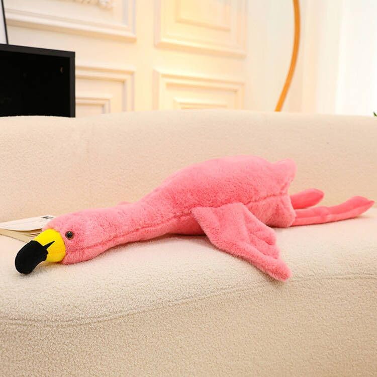 XQEYNT 27" Flamingo Stuffed Animal,Flamingo Plush Pillow,Flamingo Gifts,Pink Flamingo Soft Plush Doll Toys,Gift for Kids and Adults（Pink）