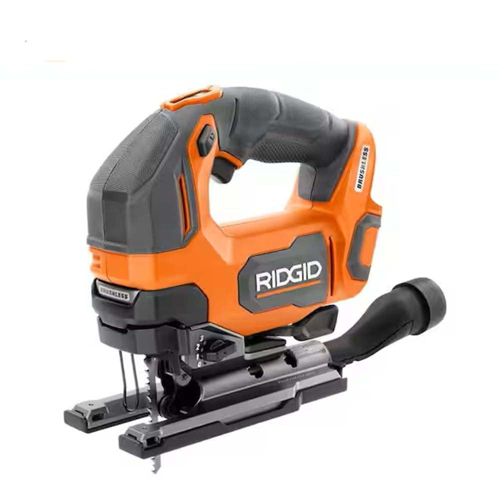 RIDGID 18V Brushless Cordless Jig Saw (Tool Only) 18 VOLT, Orange