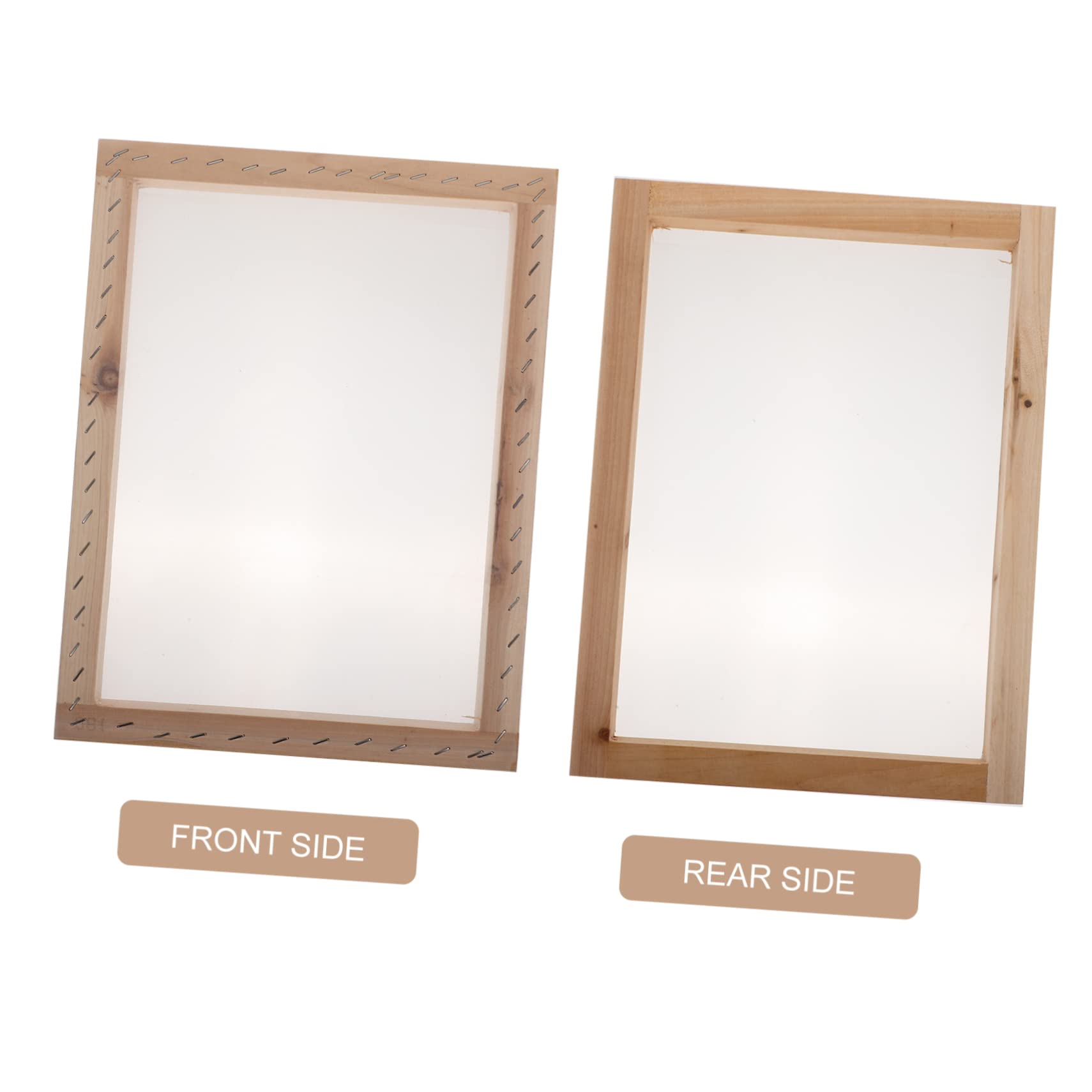 3pcs Screen Printing Stencil Screen Printing Frames Proper Size Frame Printing Wood Frame Convenient Screen Frame Wood Silk Screen Frame Screen Painting Supplies Frame for Printing