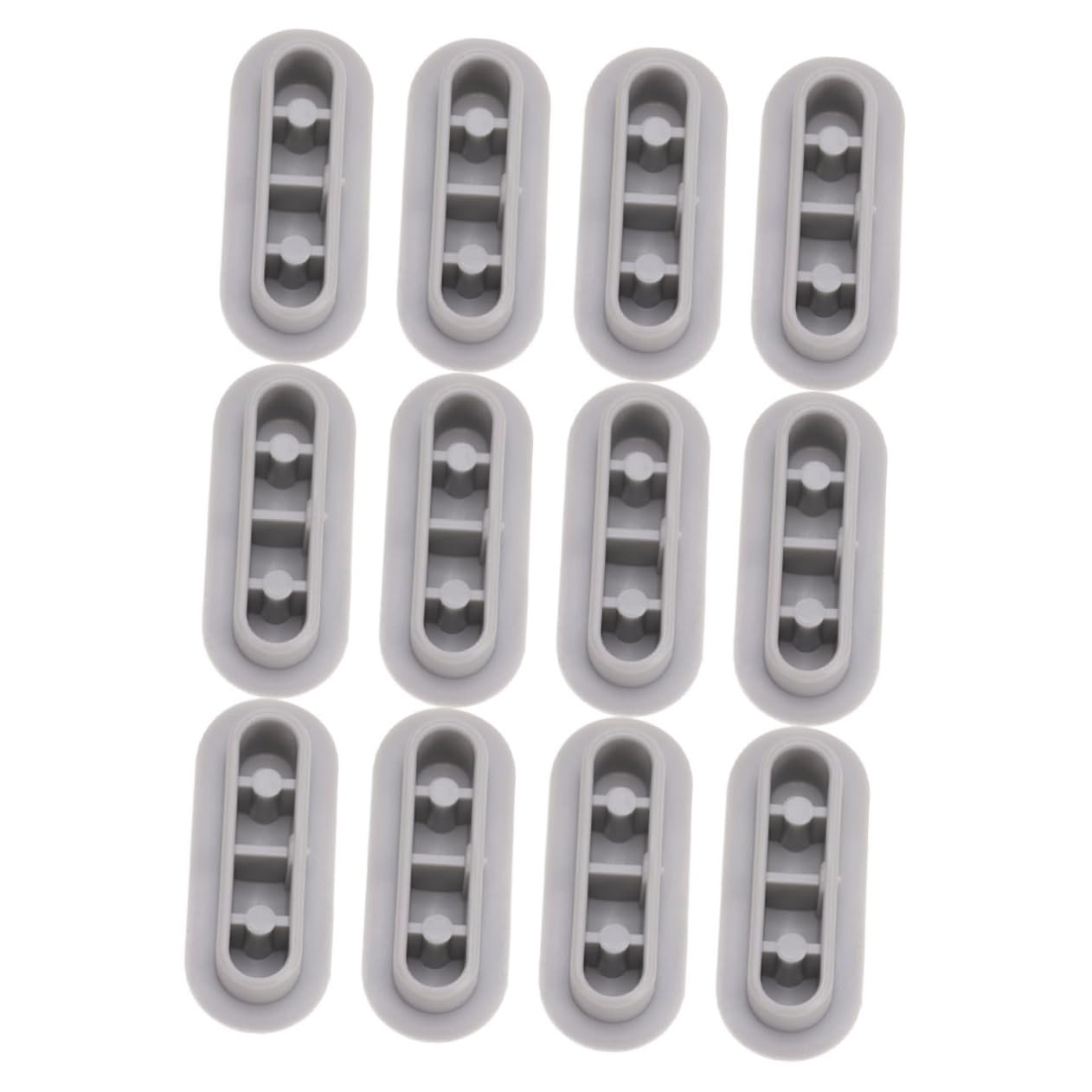 Homoyoyo 12pcs Toilet Gasket Toilet Parts Toilet Bidet Replacement Bathroom Bumper Toilet Seats Toilet Bumper Anti-slip Gaskets Grey Toilet Anti- Slip Gaskets Toilet Pads Plastic Mute Lift