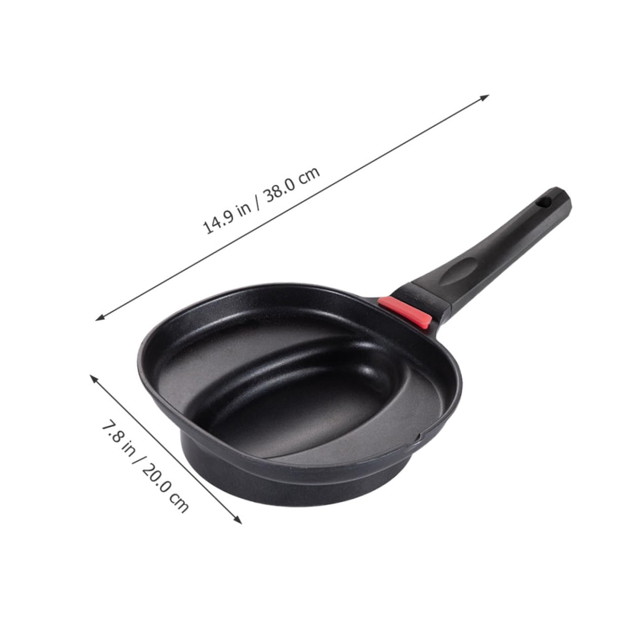 MAGICLULU 1pc Omurice Pot Outdoor Cooking Pan Iron Egg Nonstick Egg Pan Skillet Pan Pancake Molds Toaster Oven Pan Japanese Omelette Pan Maker Pans Multifunctional Pot Sandwich Resin Handle