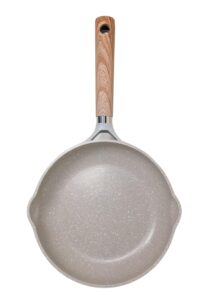 generic masterclass premium cookware skillet collection- 8"" pan, 9.5"" pan, or 11"" pan (light grey speckle, 8"" pan), mstclasech24