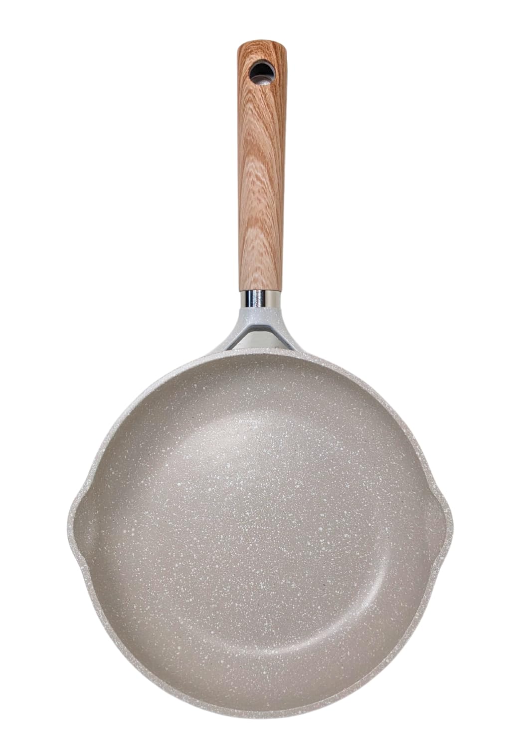 Generic Masterclass Premium Cookware Skillet Collection- 8"" Pan, 9.5"" Pan, or 11"" Pan (Light Grey Speckle, 8"" Pan), mstclasech24