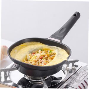 MAGICLULU 1pc Omurice Pot Outdoor Cooking Pan Iron Egg Nonstick Egg Pan Skillet Pan Pancake Molds Toaster Oven Pan Japanese Omelette Pan Maker Pans Multifunctional Pot Sandwich Resin Handle