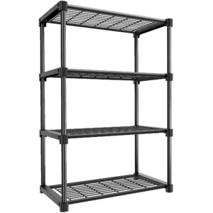 reibii wire shelving shelving units and storage metal shelves storage shelves 4-tier shelving unit storage shelf pantry shelves wire shelf, 25.6" w x 15.8" d x 47.3" h