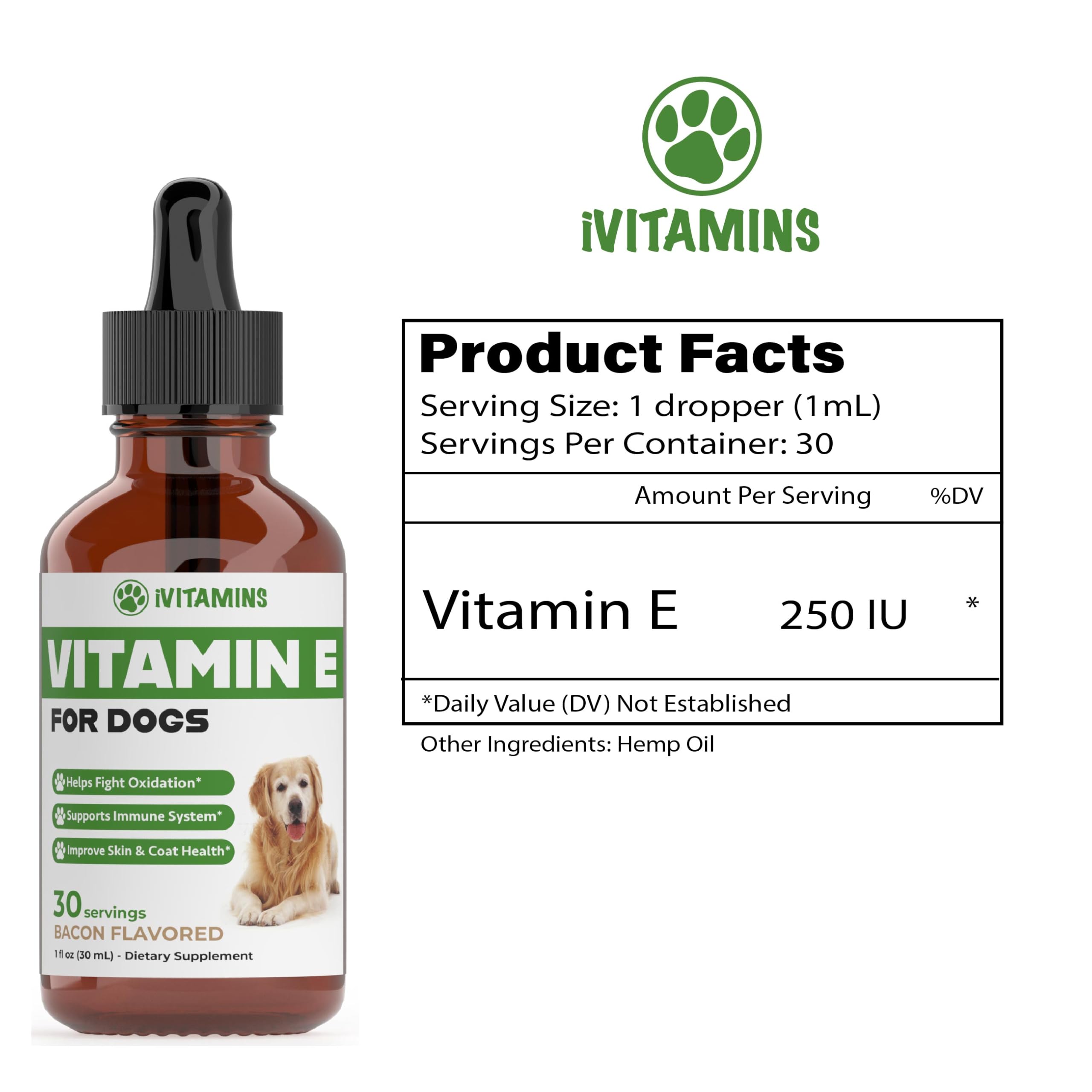 Vitamin E for Dogs | Vitamin E Dog | Vitamin E for Dog | Dog Vitamins E | Vitamin E Canine | Vitamin E Supplement for Dogs | Vitamin E Oil Dog | Dog Vitamins | Dog Immune Support | 1 fl oz