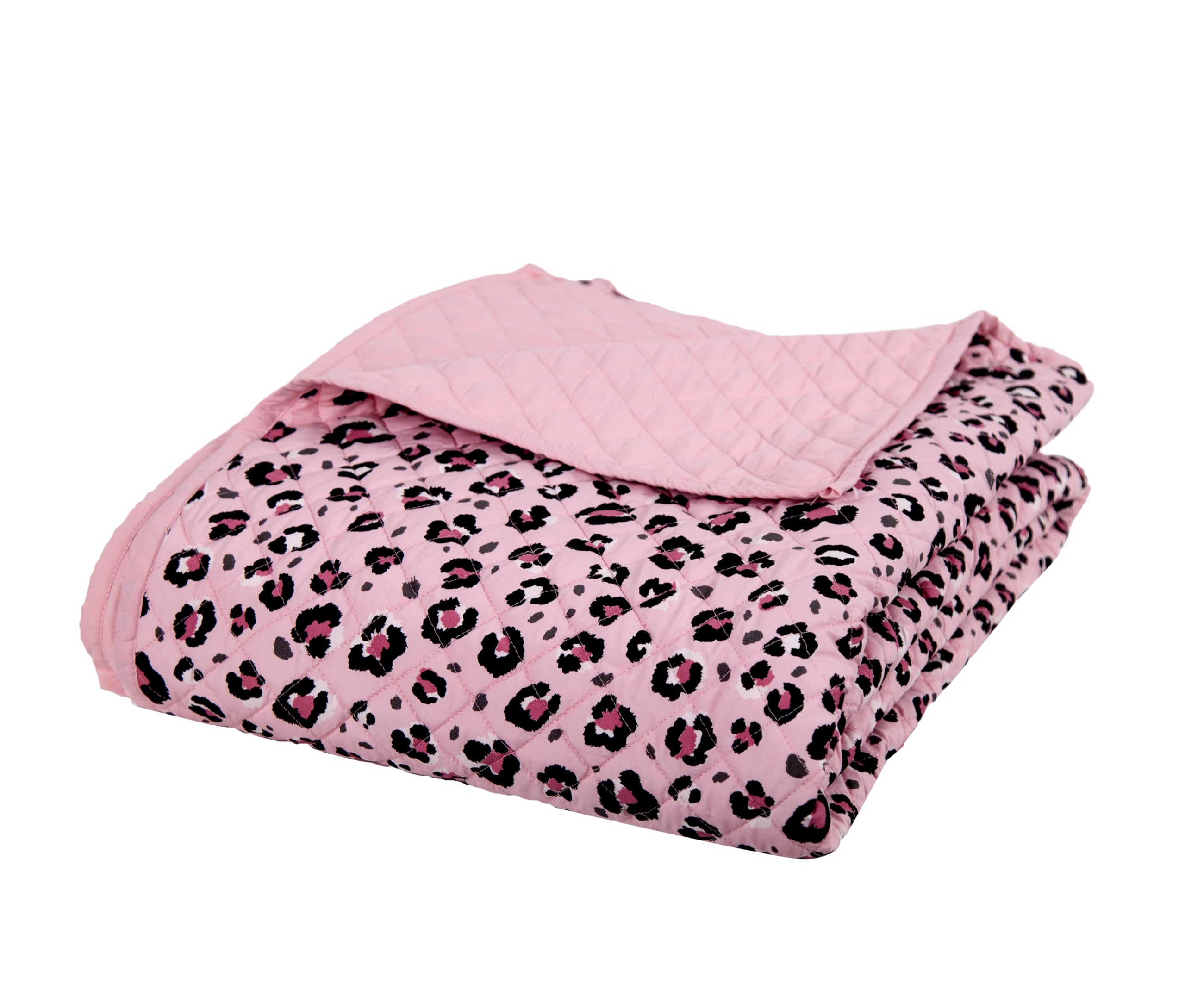 Kidz Mix Cheetah Girl Power Quilt Set, Queen