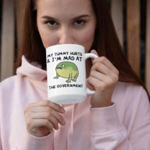 LookHUMAN Statement Coffee Mug - Funny Coffee Mug for Men & Women, Unique Coffee Mugs & Funny Mugs, Double-Sided Print Ceramic Coffee Cups, Dishwasher Safe Novelty Coffee Mugs for Coffee Lovers, 15oz