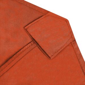 EliteShade USA 9FT Patio Umbrella Replacement Covers 8 Ribs Market Umbrella Canopy Cover (CANOPY ONLY) (Rust)