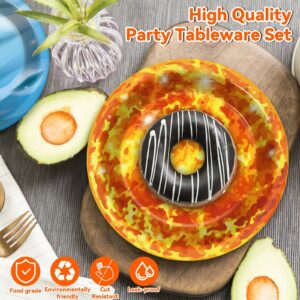 Naozinebi 50Pcs Solar System Party Plates Outer Space Theme Party Supplies Galaxy Party Planet Dessert Paper Plates for Kids Space Solar System Planets Baby Shower Party Birthday Party Decoration