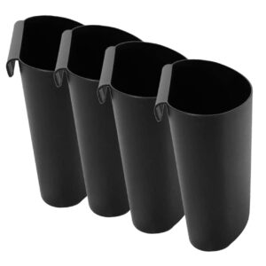 generic 4pcs little hanging bucket for rolling cart portable storage basket hanging cup holder for easy organization in kitchen office kids room